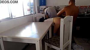 i watch safada wife fuck bbc while cuck washes dishes...