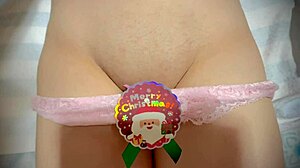 wanna taste this wet shaved virgin japanese pussy first time christmas gift?