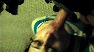 Glasses Milf's Messy Facial Close-Up