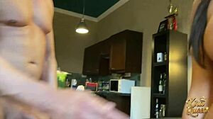 kira queen's skinny big tits take hardcore 3some pounding 🔥💦