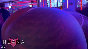 Juice Rips Clothes Off Fat Tattooed Big Ass While Dancing