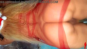 A merry christmas with her sexy mature curves natural tits big ass wet hairy pussy