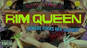 😈 Rim Queen Tongue Fucks Slutboy Ass Deep Free! 🍑💦