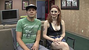 wanna watch violet monroe take hung stud's cock with her man watching?