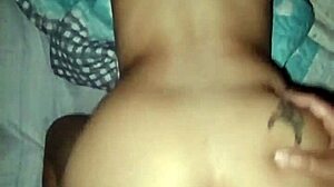 Helping Stepsis Masturbate Her Oiled Tattoo Ass with Dildo