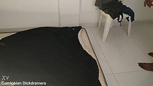 Behind scenes with Halloween fuck doll's monster bbc and big pussy lips