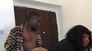 52yo chubby african mama licks office sex tape doggystyle squirt