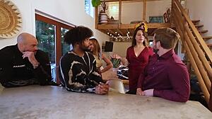 Taboo Thanksgiving: Bisexual Orgy Breeds Steve Rickz, Chloe Kreams, Aderes Quin, Tony Genius, Cliff Jensen