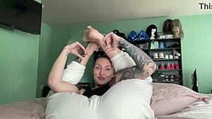 no panties under hairy pussy for your feet joi tease