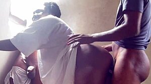 Beg me to anal fuck my two best friends in stepdad's building