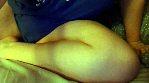 Solo Anal Dildo Riding Stretches Tight Asshole Wide Open