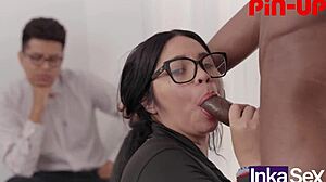 Curvy Colombian Fitness Latina Petite Ass Gets Penetrated By Trainer Mandingo Pin-Up
