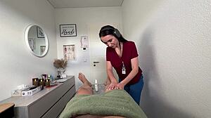 relaxation's gone wild with this wet milf nurse deepthroating