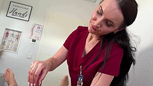 relaxation's gone wild with this wet milf nurse deepthroating