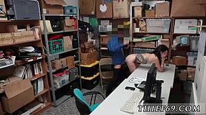 petite teen suspect dragged to backroom by lp police for uniform hardcore casting fuck