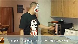 whoa, flipflop pizza bagel bites explode in wild kitchen chaos!