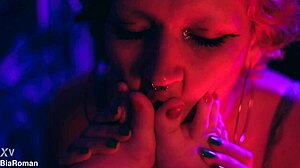 these horny latina redhead goddesses 😍 deepthroat feet tickle in bondage femdom!! 👅🦶