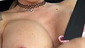 This sexy milf outfit perfect for flashing tattooed big tits pov