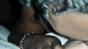 Sucking wife's sexy toes while fucking her feet fetish