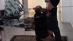 public vegas flashing leads to blonde bj orgasm fuck