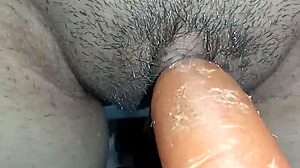 GRETALA GAGS ON MASSIVE CARROT WHILE MASTURBATING TO SQUIRTING ORGASM!