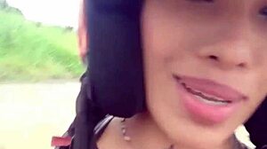 petite latina teen tatuada fucked raw by motorcycle taxi driver