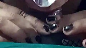 My stepsister's sexy voice drains my throbbing cock dry