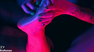 these horny latina redhead goddesses 😍 deepthroat feet tickle in bondage femdom!! 👅🦶