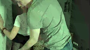 kenneth stuffs mature rita's pantyhose pussy full of young creampie cum
