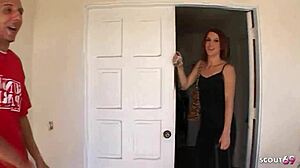 cuckold tricks freckled redhead girlfriend into stranger bbc casting fuck