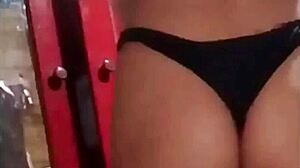 Spying On Colombian Professor Alexia Big Ass Hidden Cam