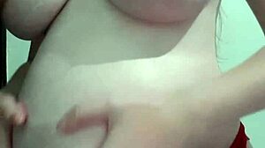 blonde milf wife pregnant tits get creamy massage oil