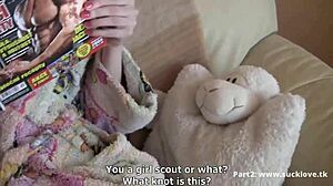 Beautiful Amateur Couple's Playful Bedroom Moments