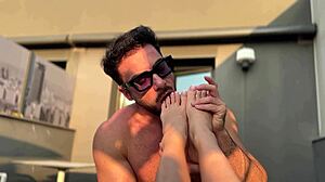 frances bentley worships feet then squirts in slow passionate missionary sex