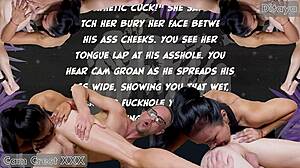 😈 Rim Queen Tongue Fucks Slutboy Ass Deep Free! 🍑💦