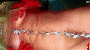 A merry christmas with her sexy mature curves natural tits big ass wet hairy pussy