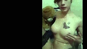 Holy Shit, Big Shooter Ladyboy Blasts Massive Loads!