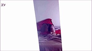 burglar caught shaking ebony babe's oiled ass before anal pounding