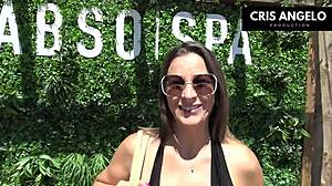 Kyara Nyx tours French swinger club Abso Spa pool sauna anal play...