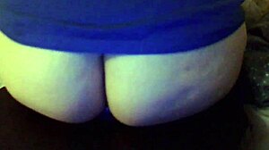 Solo Anal Dildo Riding Stretches Tight Asshole Wide Open