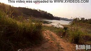 dread hot wet pussy almost caught fucking public in forest cuckold style