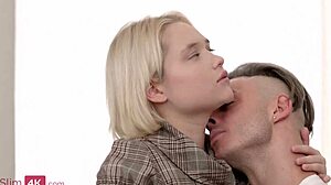 jessie ames blonde teen takes cock deep in shaved asshole