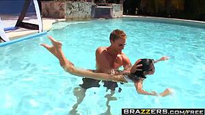brazzers abella anderson's huge tits bounce in water polo sex for cash 😍🏊‍♀️💦