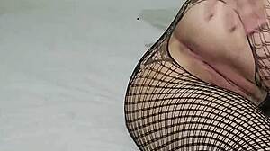 hey babe, your sexy petite latina ass in black lingerie teases me hard