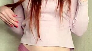 Watch This Smoking Redhead Tease You Senseless!