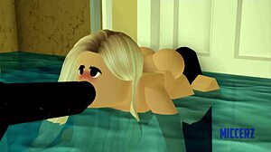 roblox girl roughly fucked by black dude at pool 🏊‍♀️🍆💦