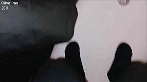 burglar caught shaking ebony babe's oiled ass before anal pounding