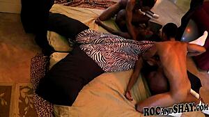 African couple's wild anal assfucking cumshot