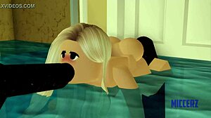 roblox girl roughly fucked by black dude at pool 🏊‍♀️🍆💦