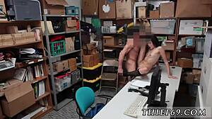 petite teen suspect dragged to backroom by lp police for uniform hardcore casting fuck